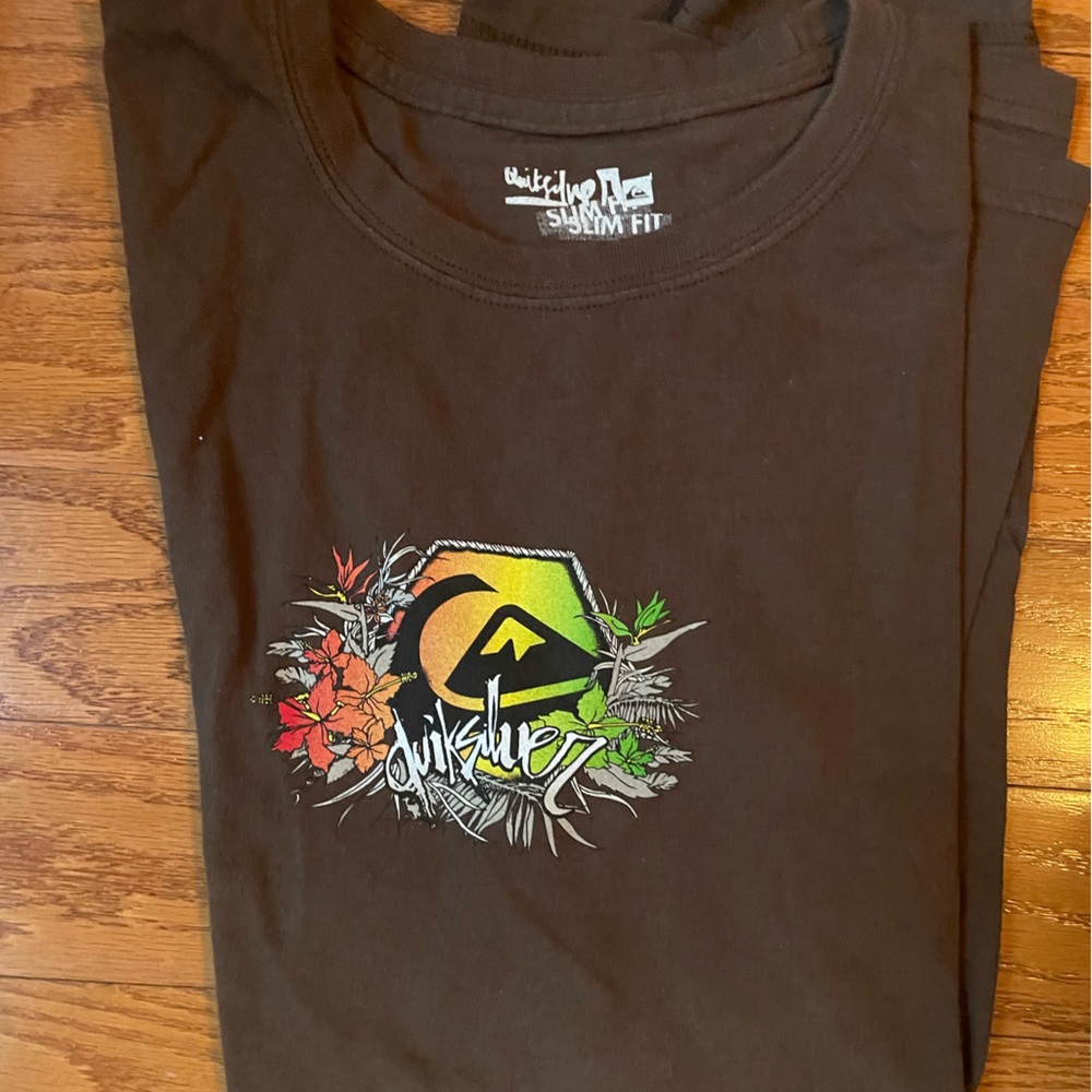 Brown Quicksilver T-shirt